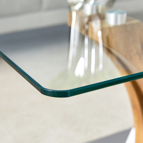 Rectangular Tempered Glass Coffee Table
