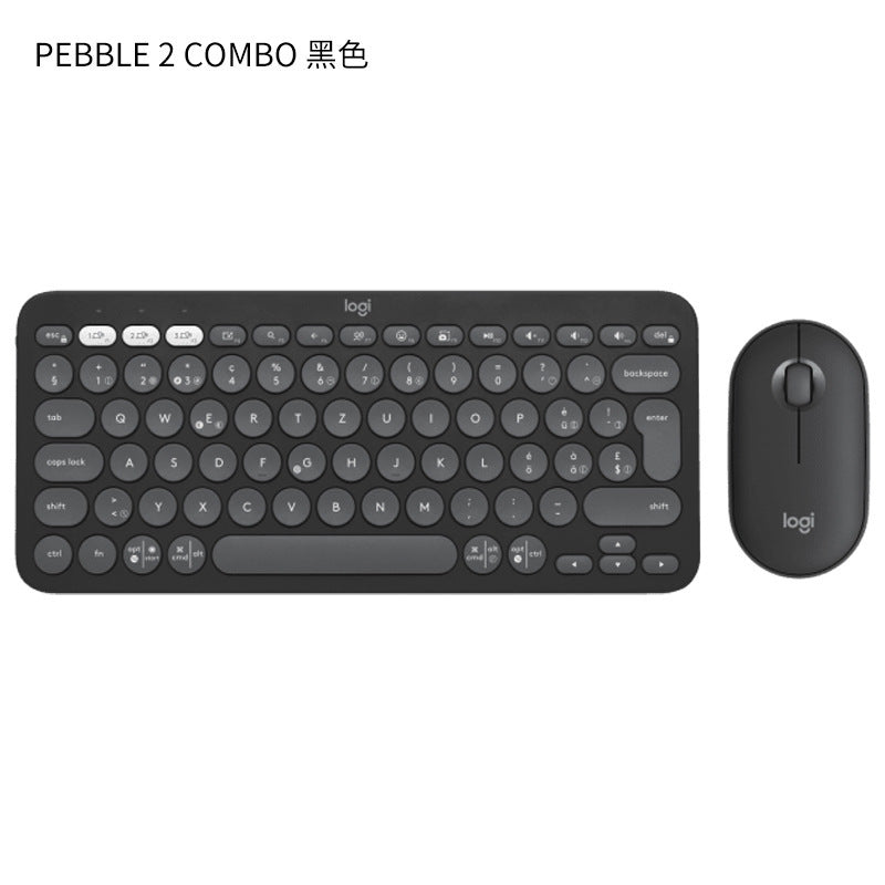 Logitech K380 Mini Bluetooth Wireless Keyboard Tablet Phone Pebble 2 + K390 Set