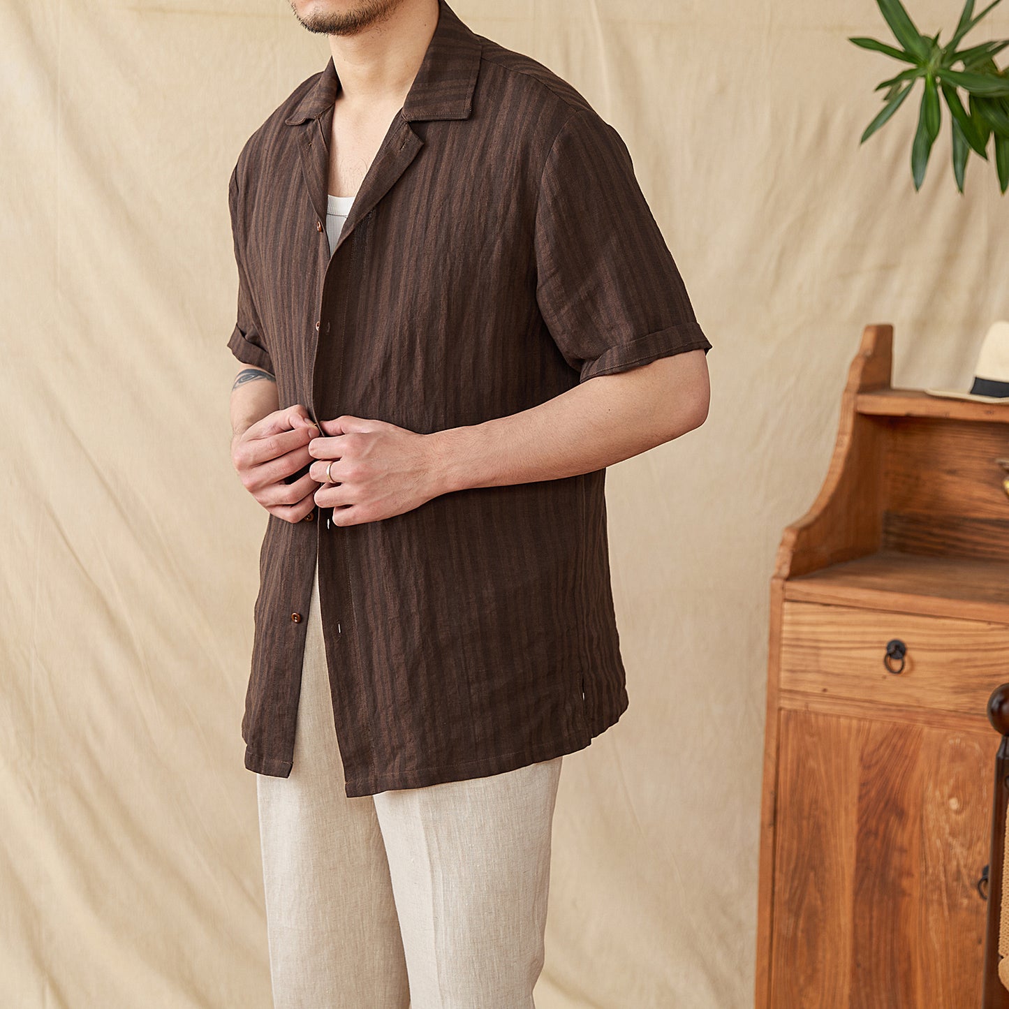 Casual Lightweight Vintage Button Down