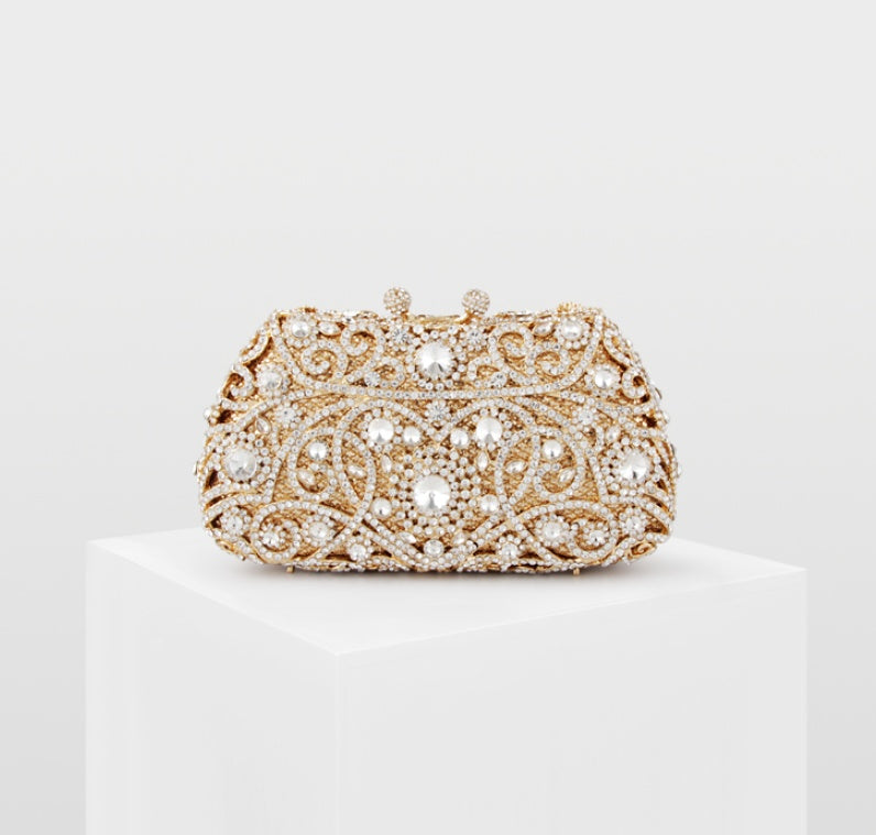 Crystal Beaded Evening Clutch