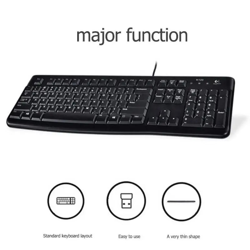 Logitech K120 Wired Keyboard