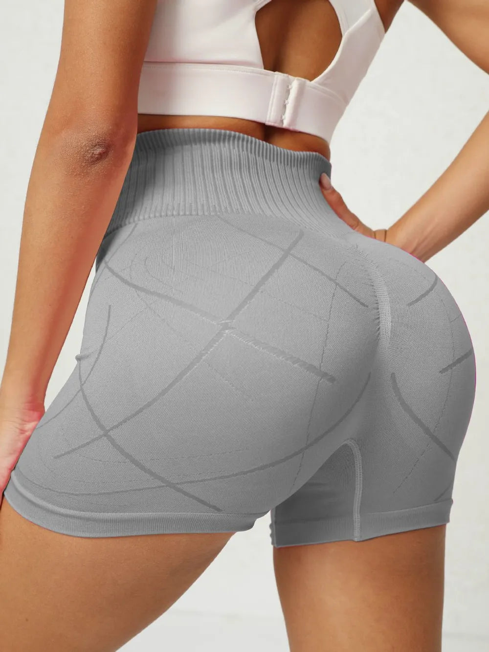 High Waist Active Spandex Shorts