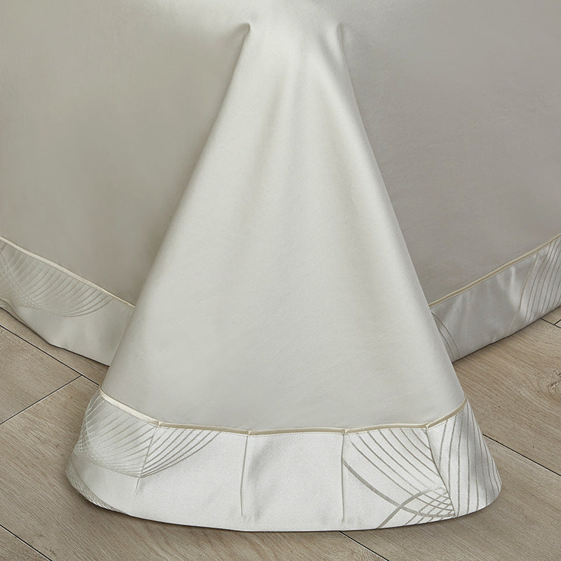 Silk High Precision Four-piece Jacquard Bed Set