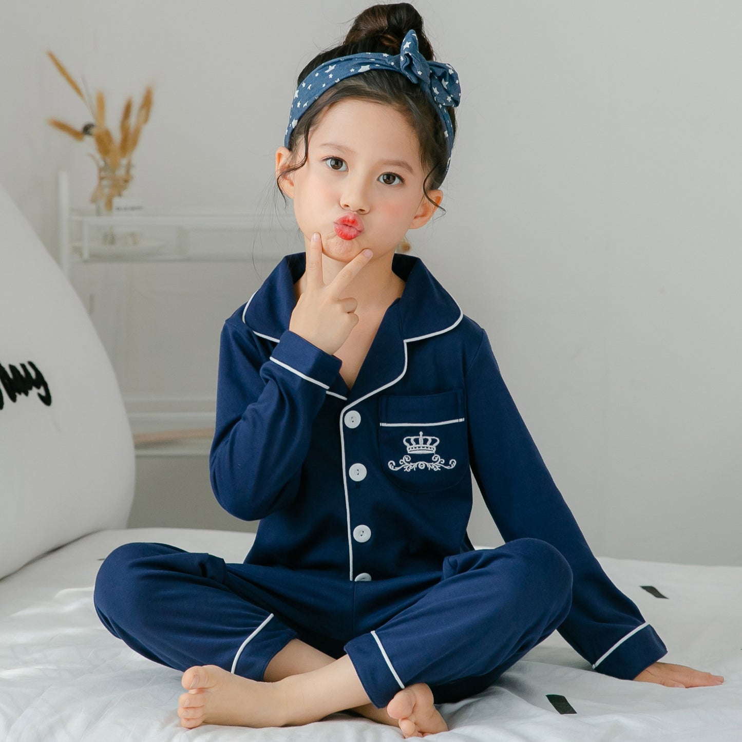 Cotton Girls Pajamas Sets