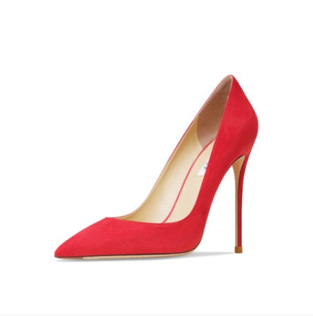 Suede Stiletto High Heels