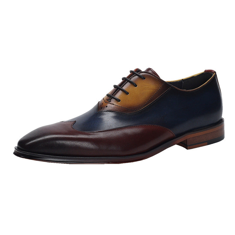 Genuine Leather Oxford Dress Shoes