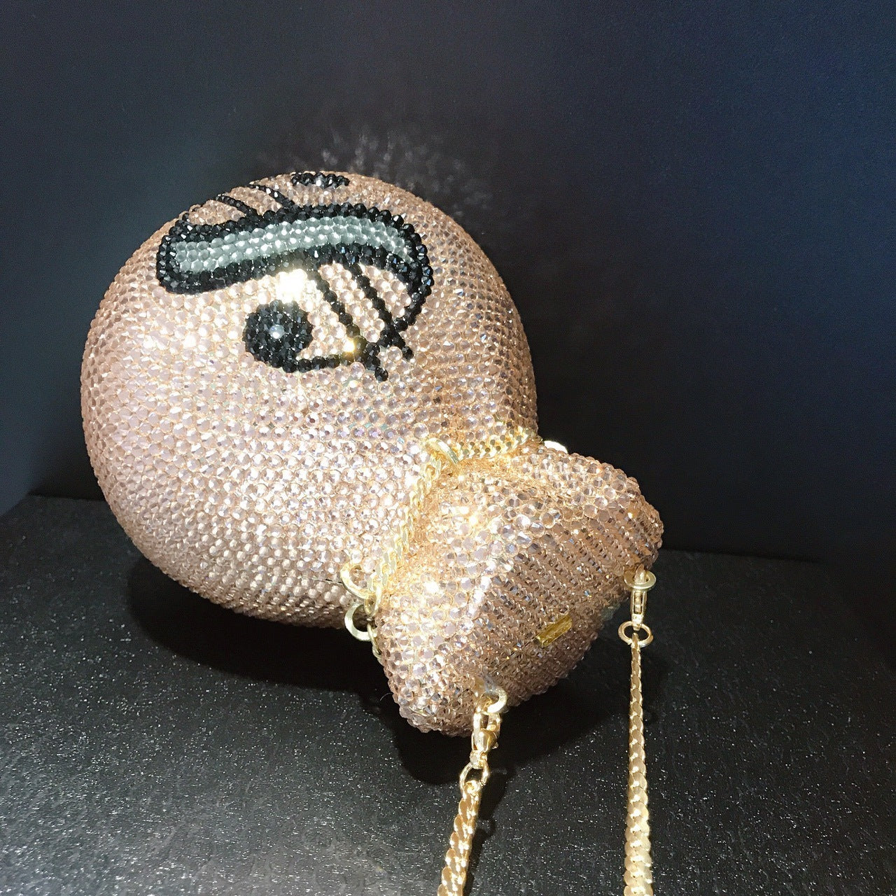 Diamond Money Bag Crystal Clutch