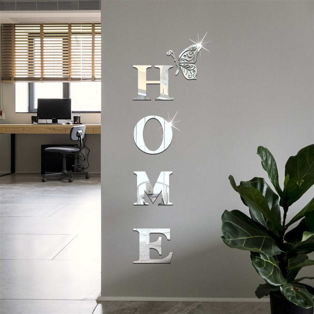 HOMEButterfly Acrylic Mirror Wall Sticker
