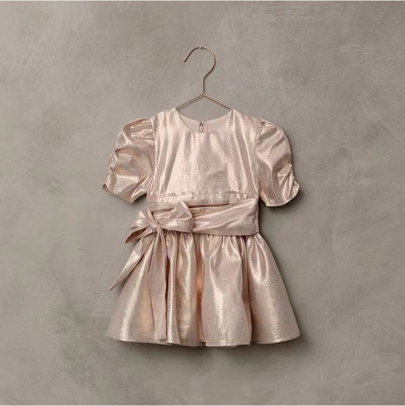 Vintage Pink Dumpling Dress