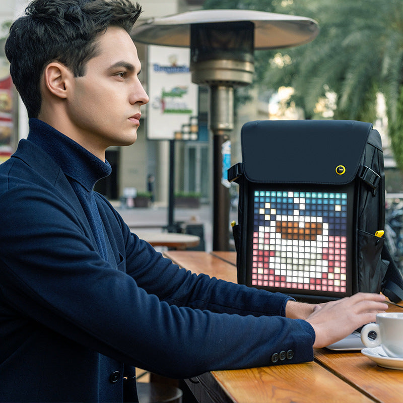 Creative LED Display Multifunctional Travel Schoolbag