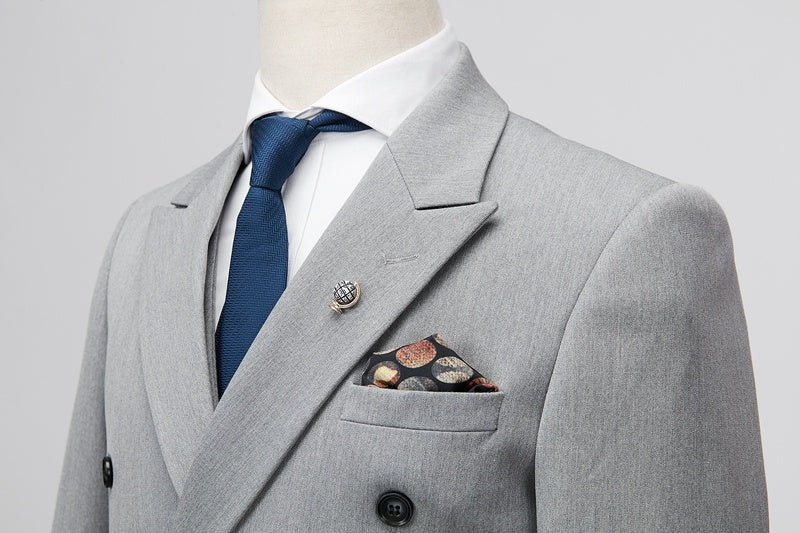 British Double Breasted Three-Piece Suit