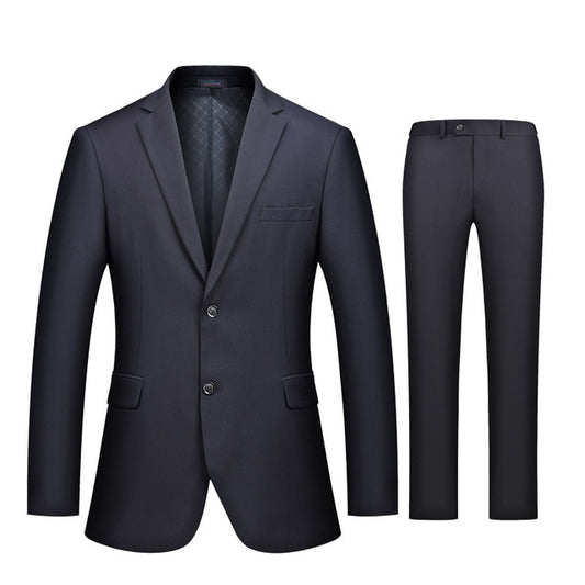 Single Breasted Slim Fit Business Suit