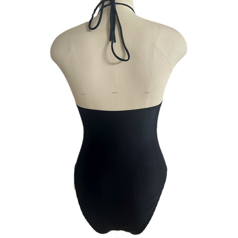 Hollow Strap One-Piece Bikini