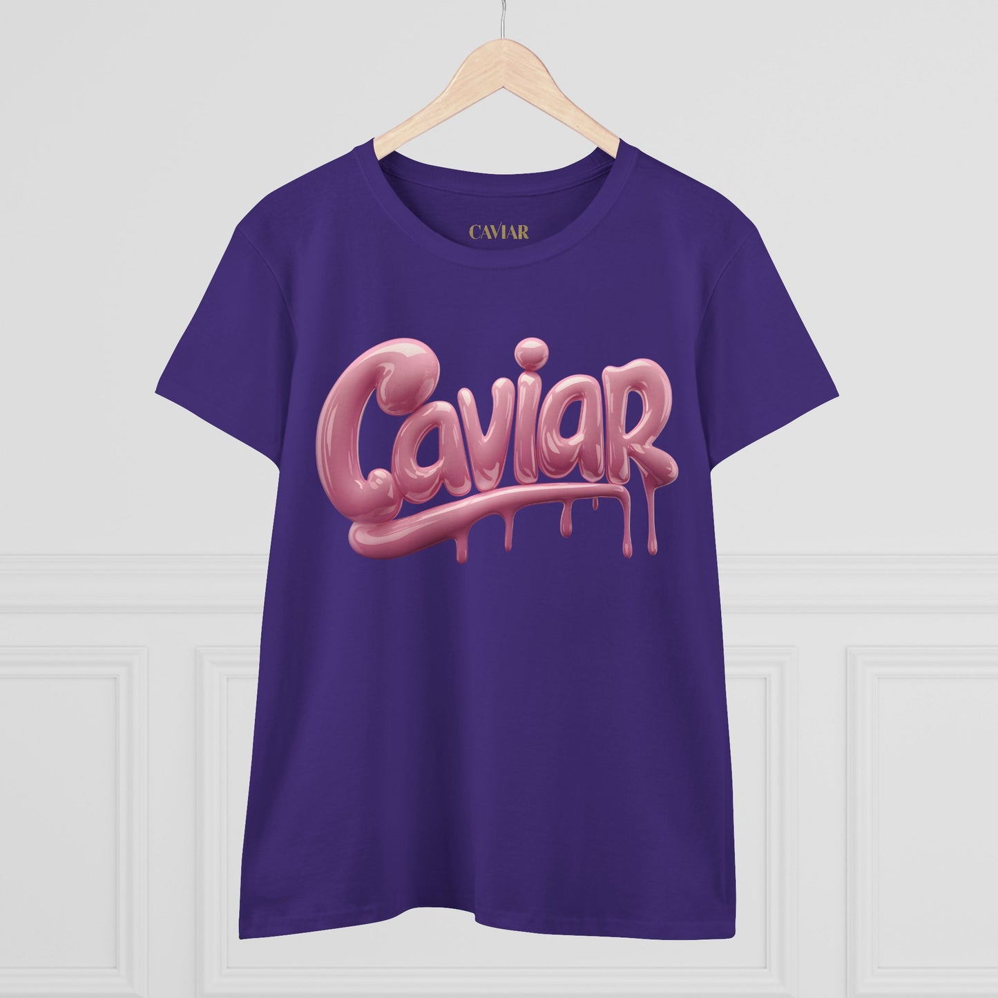 CAVIAR Pink Bubble Drip Tee