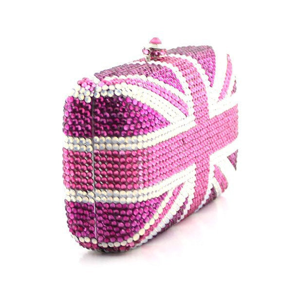 Union Jack Crystal Clutch