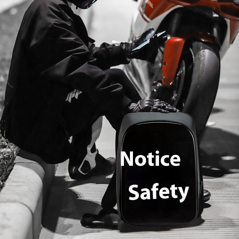 Bluetooth LED Dynamic Pixel Smart Display Backpack