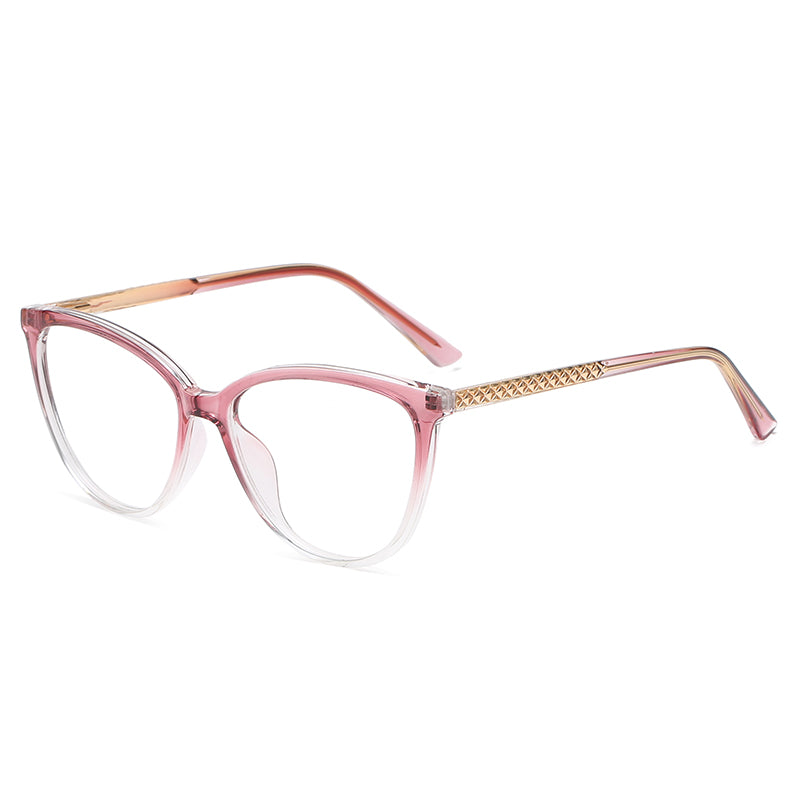 Avant-Garde Cat Eye TR90 Insert Blue-proof Frame Glasses