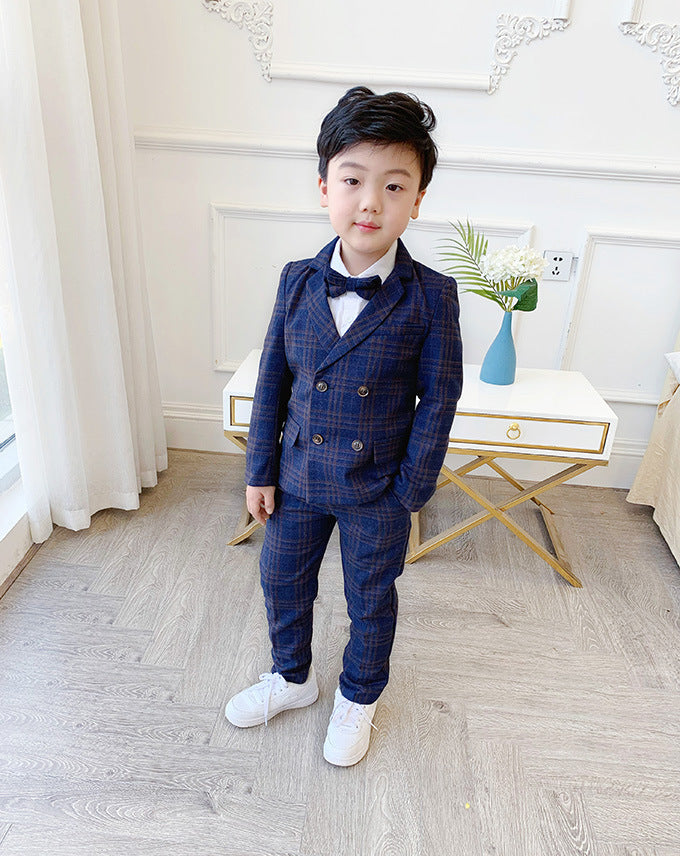Plaid Two-Piece Formal Suit