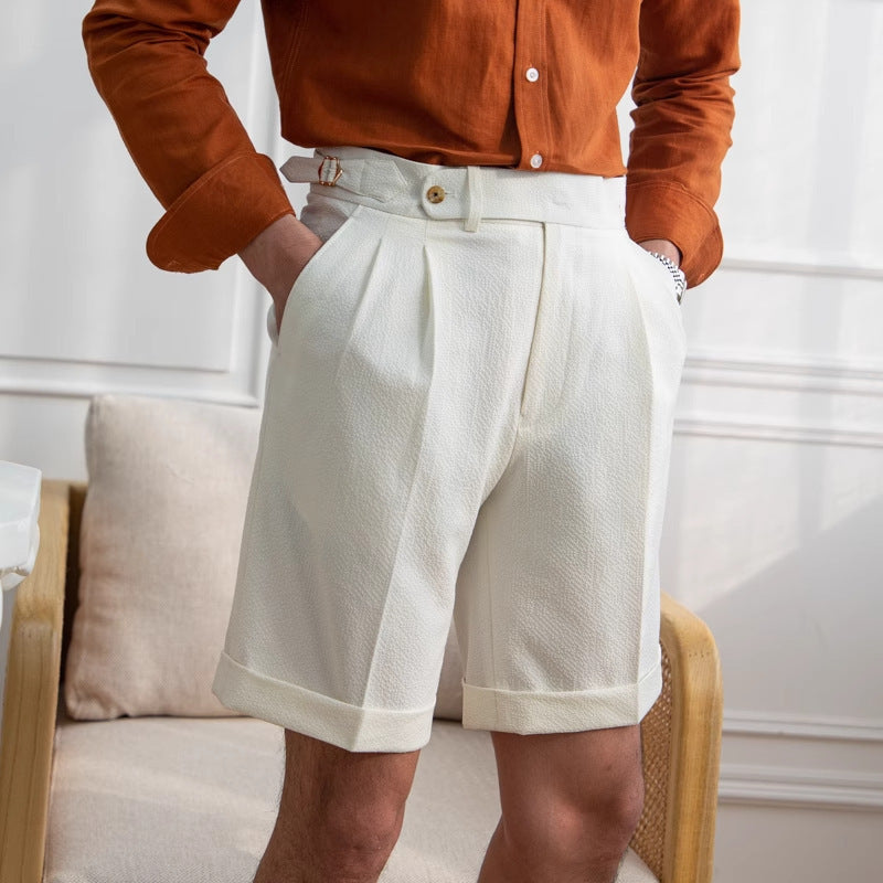 Five-point Chino Cuffed Shorts