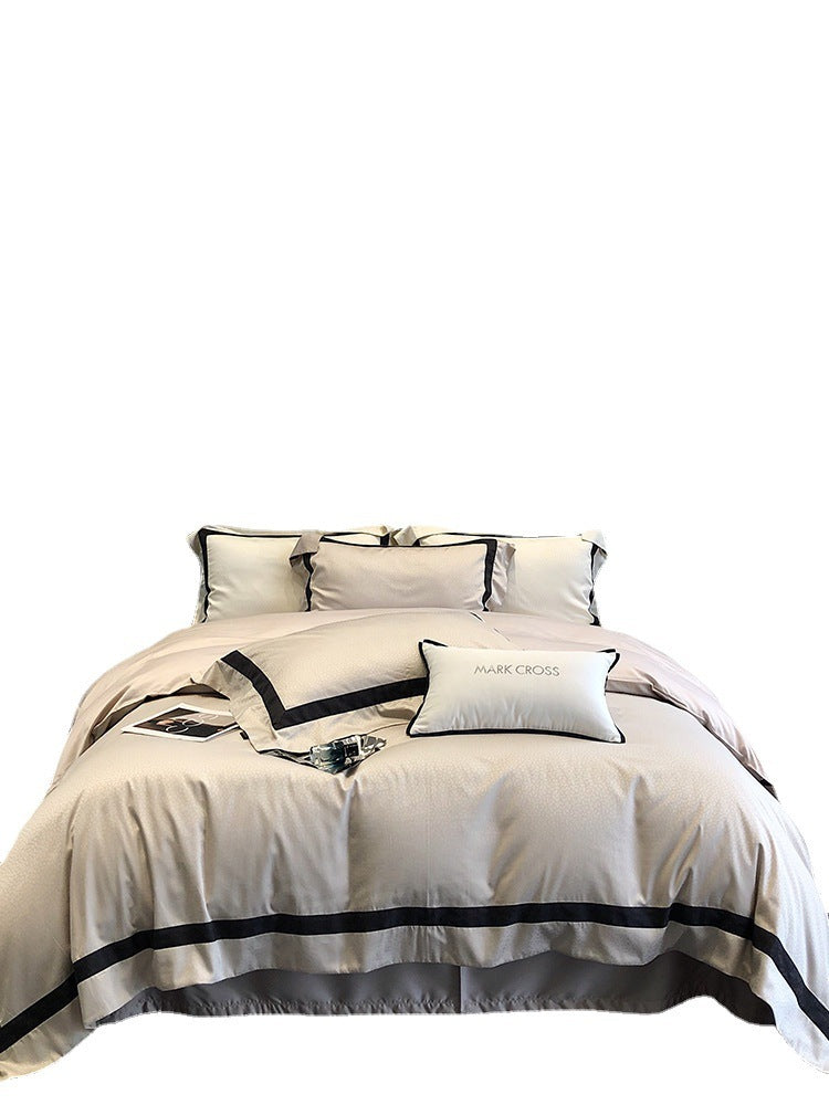 MARK CROSS Minimalist Tencel Cotton Four-piece Bed Set