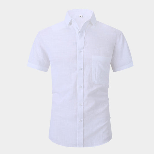 Linen Half Sleeve Button Down
