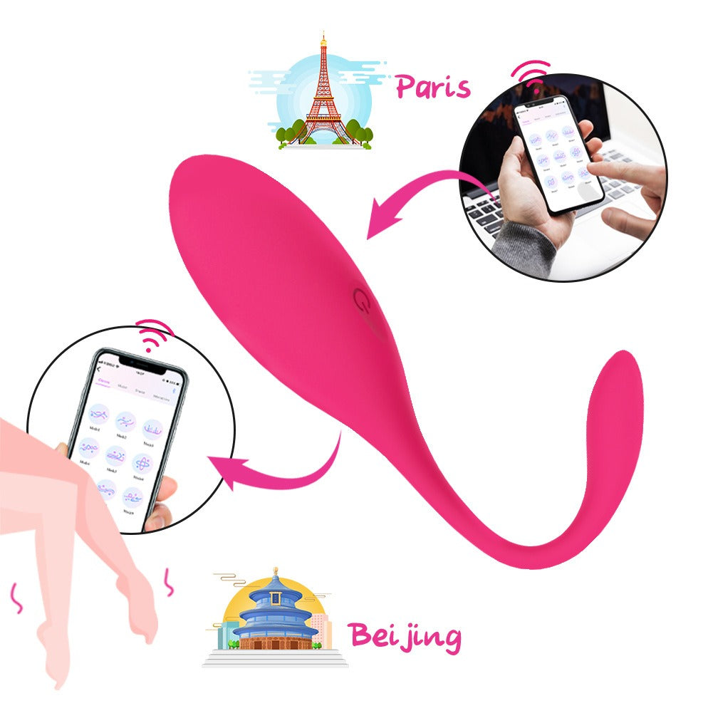 Waterproof Vibrator with App Bluetooth Control