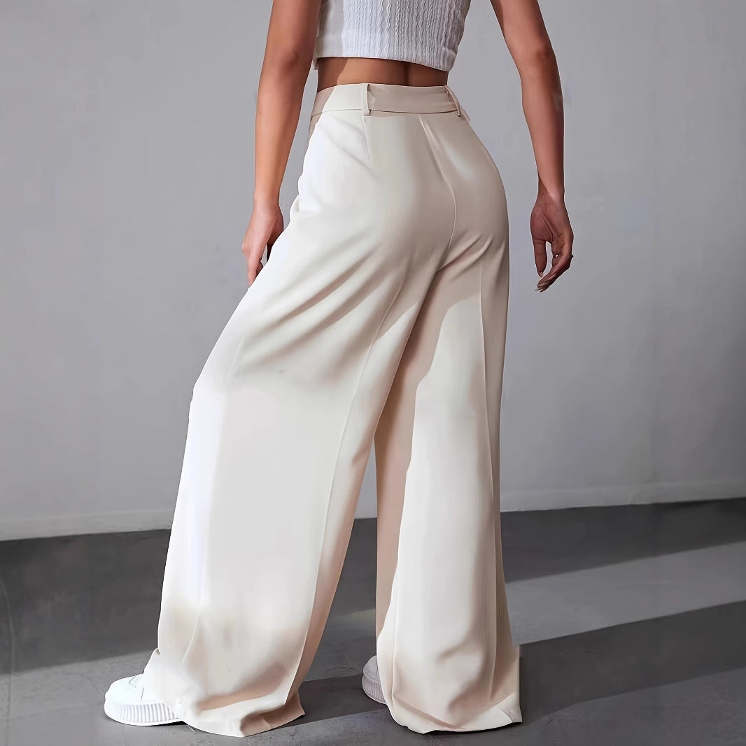 Flare Bottom Straight Leg Pants