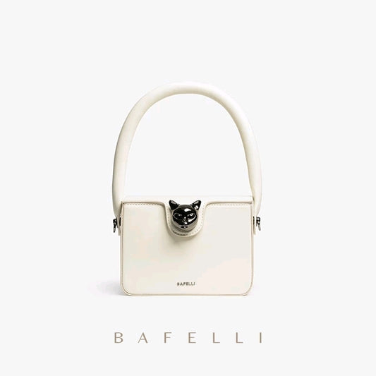 BAFELLI Light Leather Box Handbag
