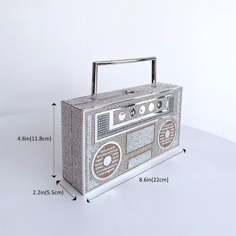Diamond Radio Evening Clutch