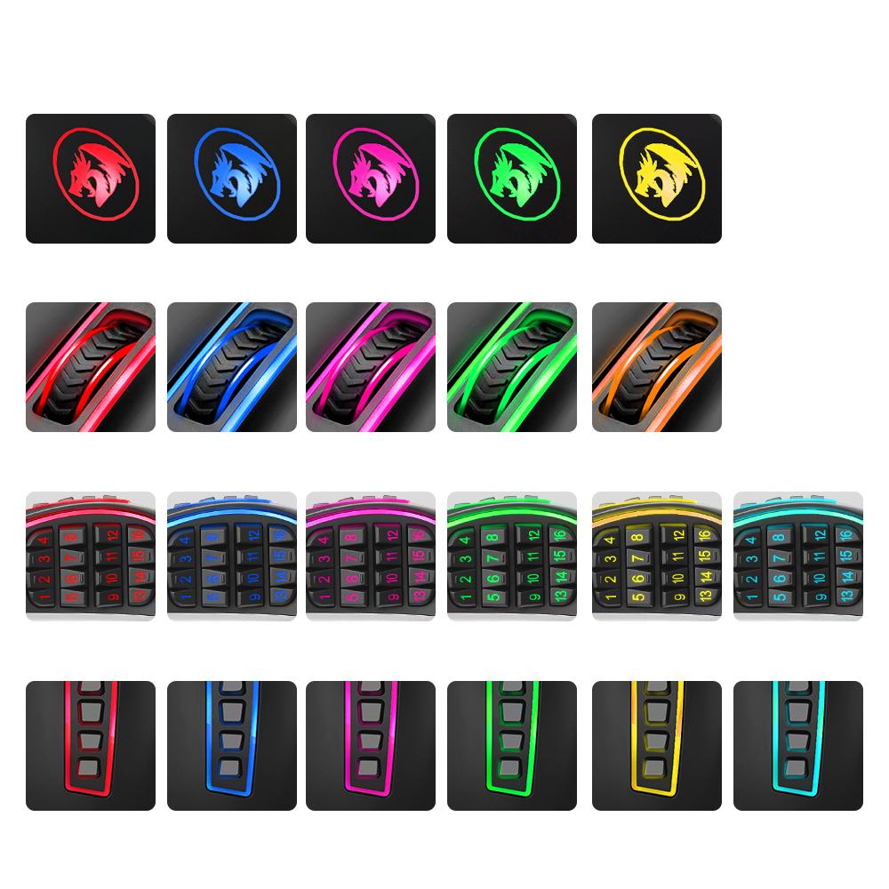 Redragon USB 16400 DPI 24 Button Wired Gaming Mouse