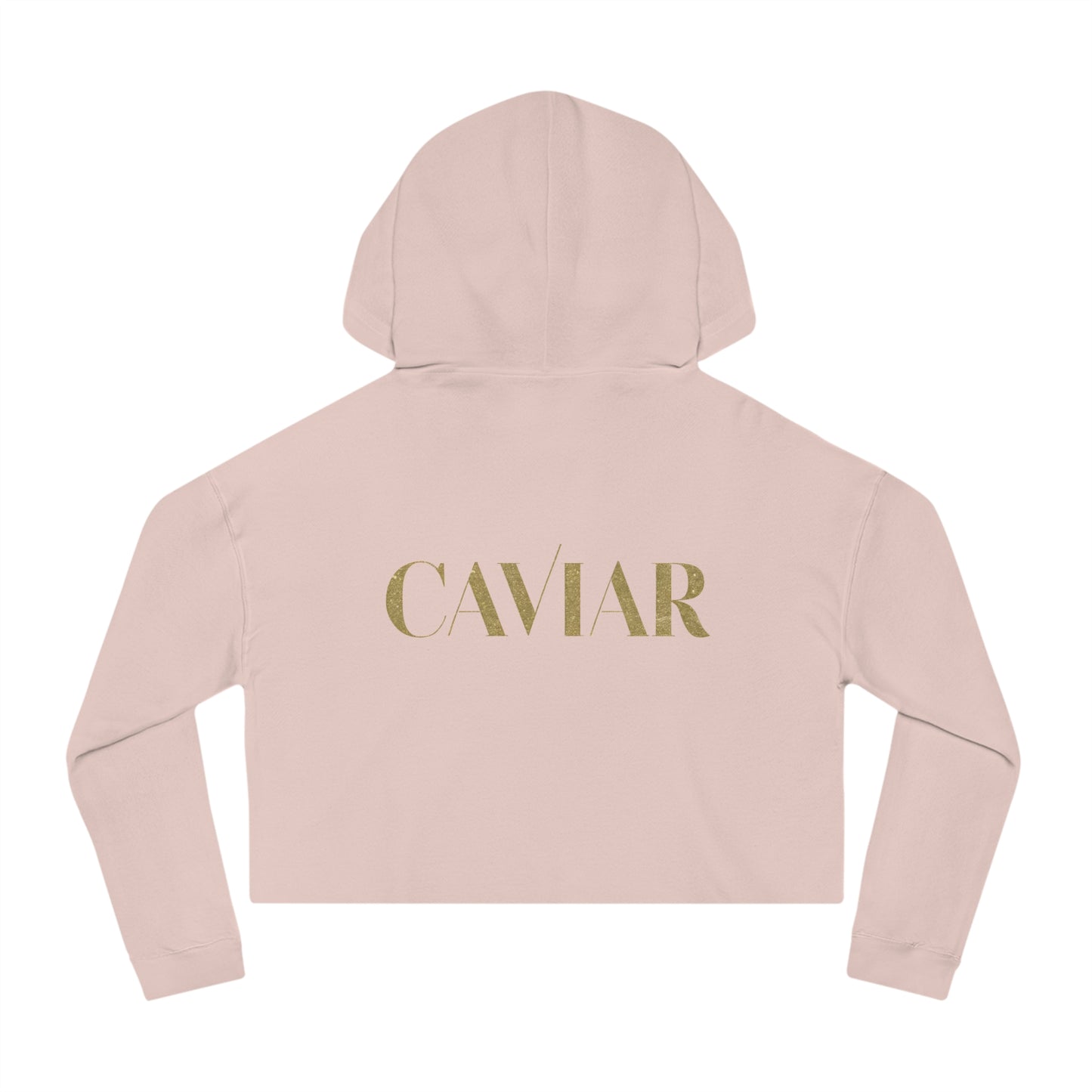 CAVIAR Cropped Hooded Sweatshirt