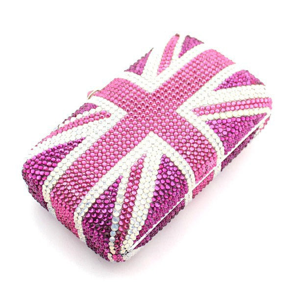 Union Jack Crystal Clutch
