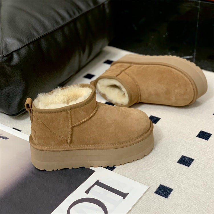 Thick Sole Short Thickened Snow Boots