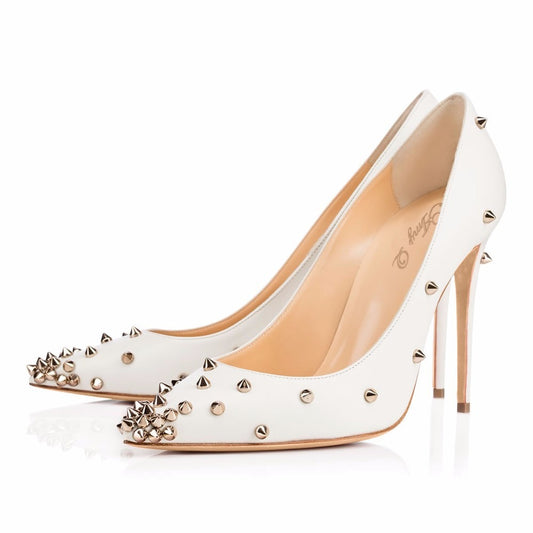 Studded Rivet High Heels