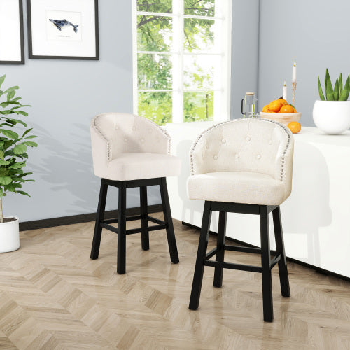 OGDEN Swivel Bar Stool - 2 Piece Set