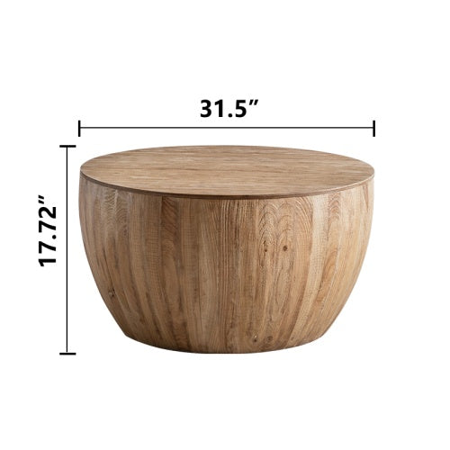 Vintage Bucket Shaped Coffee Table Set