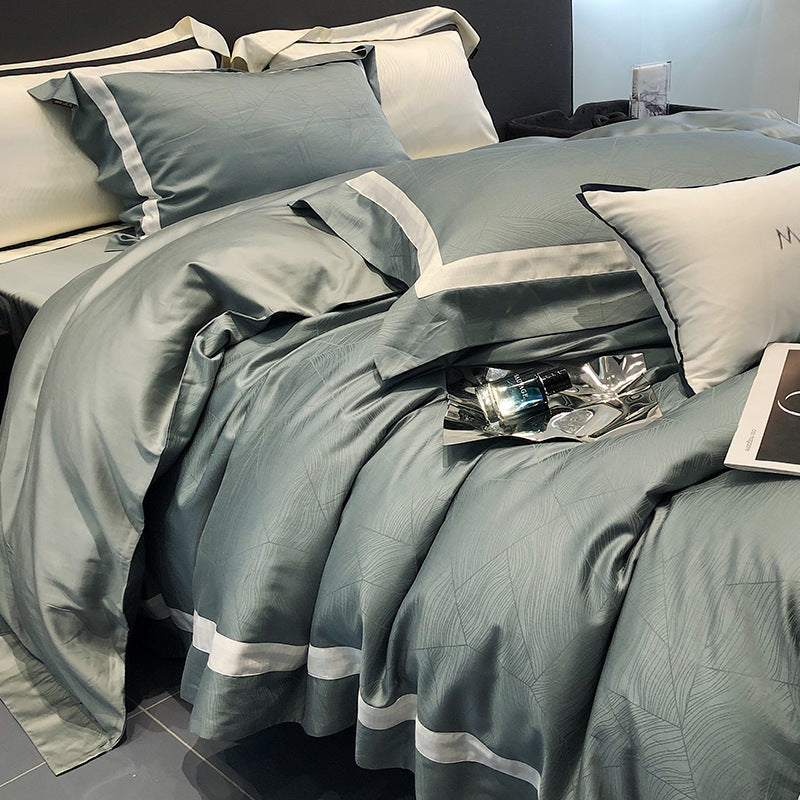 MARK CROSS Minimalist Tencel Cotton Four-piece Bed Set