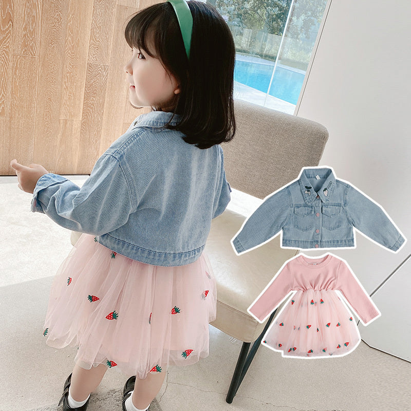 Denim Western Style Autumn Dress