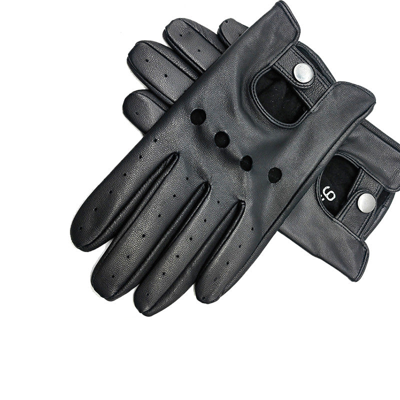 Genuine Leather Anti-Slip Driving Gloves
