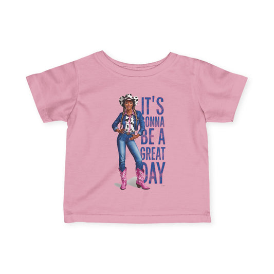 CAVIAR Great Day Cowgirl Infant Tee