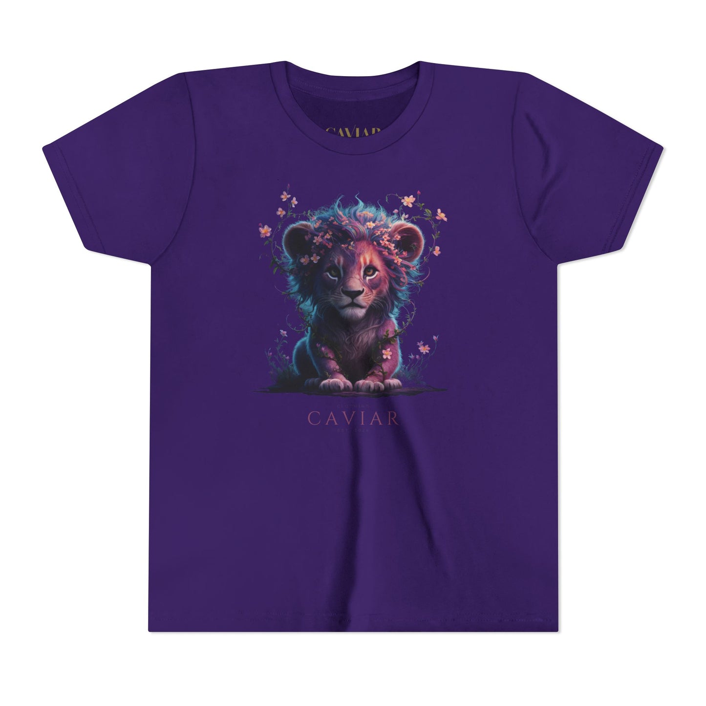 CAVIAR Young Lion in Flowers Girls Tee