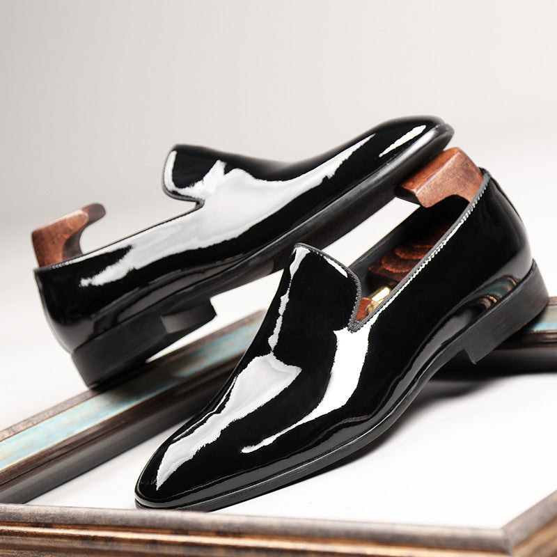 One Pedal Patent Leather Dress Shoes