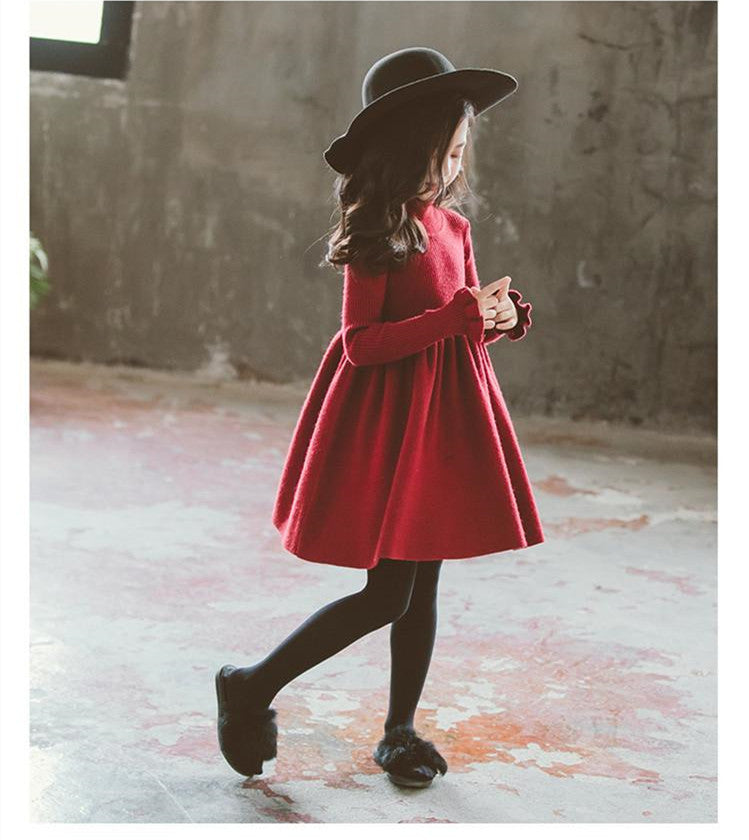 Long Sleeve Turtle neck Dress