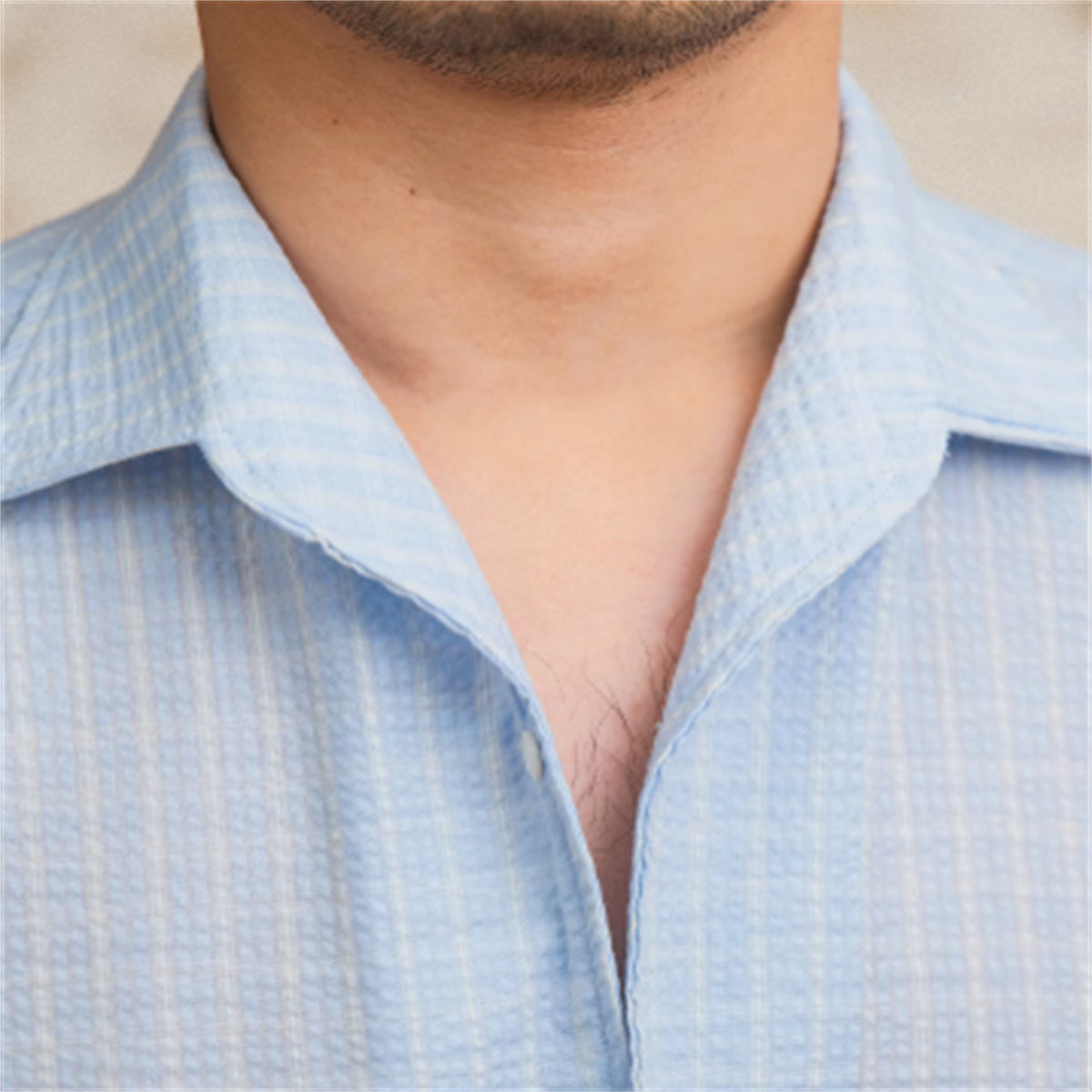 Seersucker Breathable Button Down