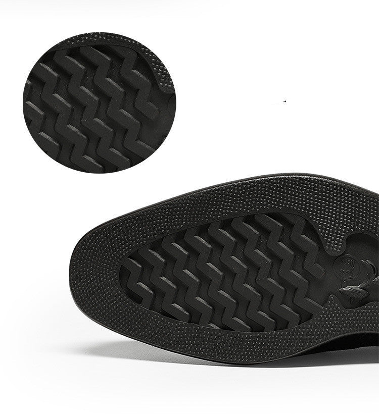 Genuine Leather Ankle High Martin Boots