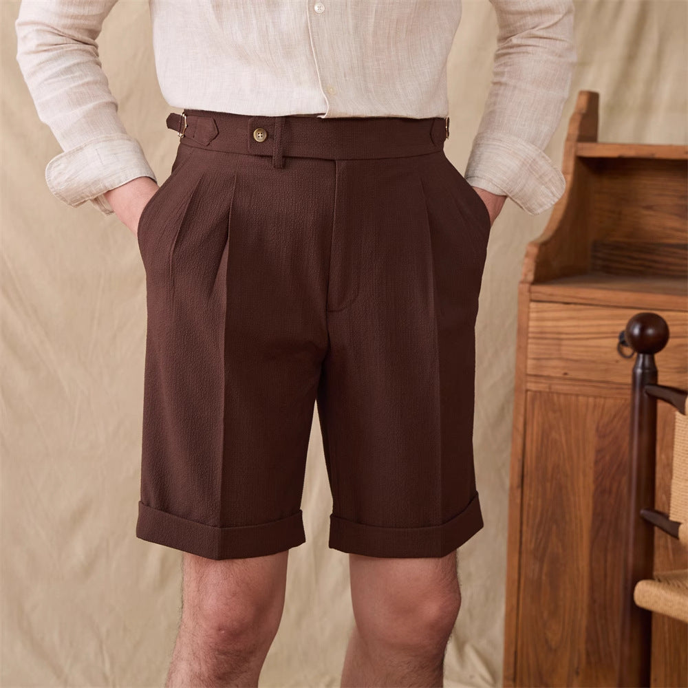 Five-point Chino Cuffed Shorts