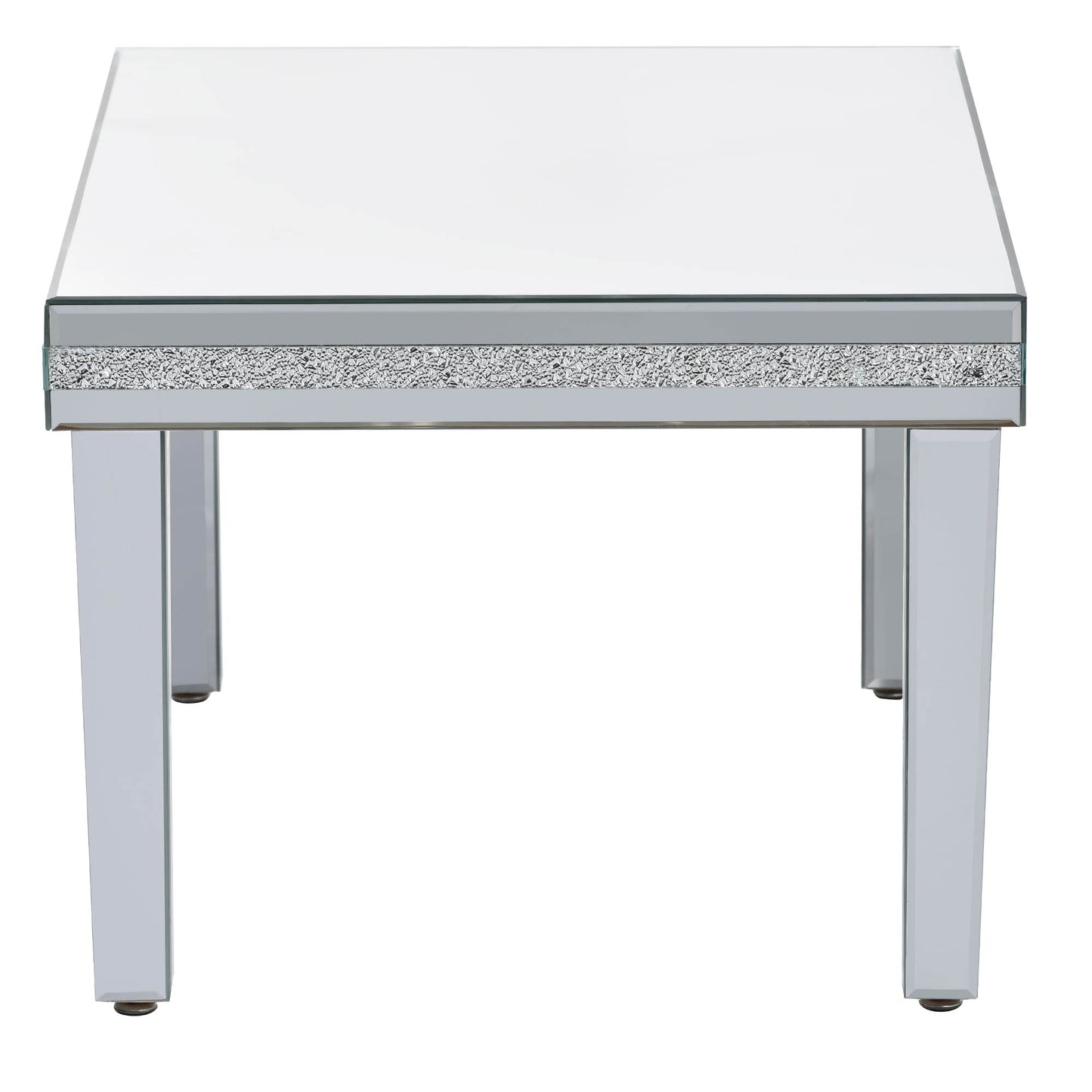 Modern Glass Mirrored Coffee Table