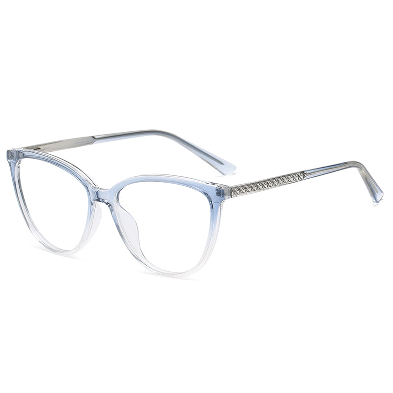 Avant-Garde Cat Eye TR90 Insert Blue-proof Frame Glasses