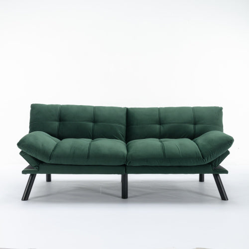 Convertible Folding Sofa Bed - Emerald
