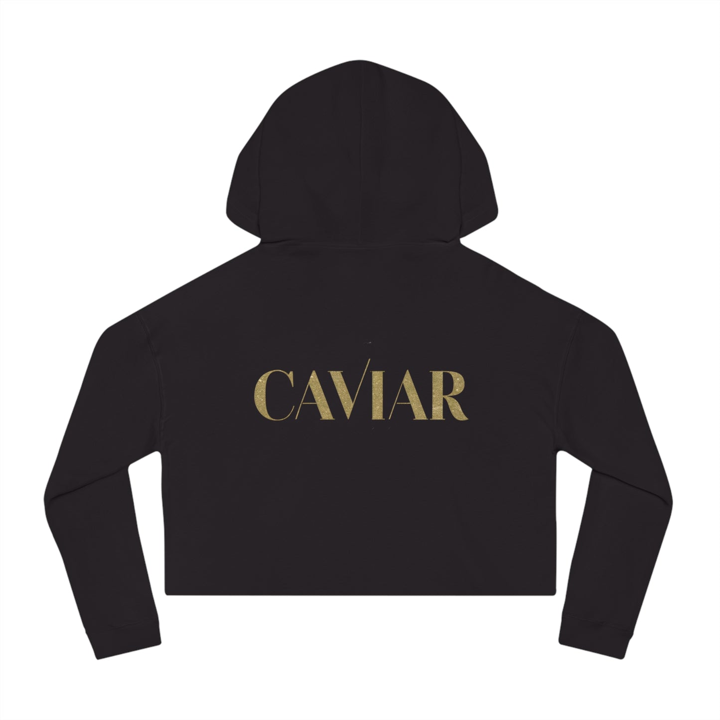 CAVIAR Cropped Hooded Sweatshirt
